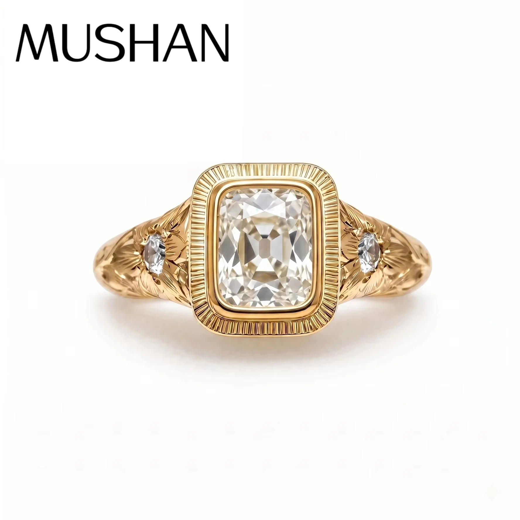 MUSHAN Custom Jewelry 925 Sterling Silver Ring Moissanite D Color VVS1 Luxury Sophisticated Anniversary Rings Diamond Accessorie
MUSHAN Custom Jewelry 925 Sterling Silver Ring Moissanite D Color VVS1 Luxury Sophisticated Anniversary Rings Diamond Accessorie