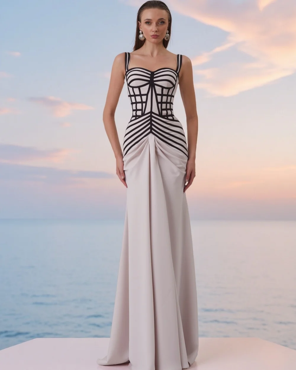 Customized Modern Style Women Jersey Ruched Pleat A-Line Evening Dresses Fashion Spaghetti Strap Sleeveless Floor Lenght Dress
Customized Modern Style Women Jersey Ruched Pleat A-Line Evening Dresses Fashion Spaghetti Strap Sleeveless Floor Lenght Dress
