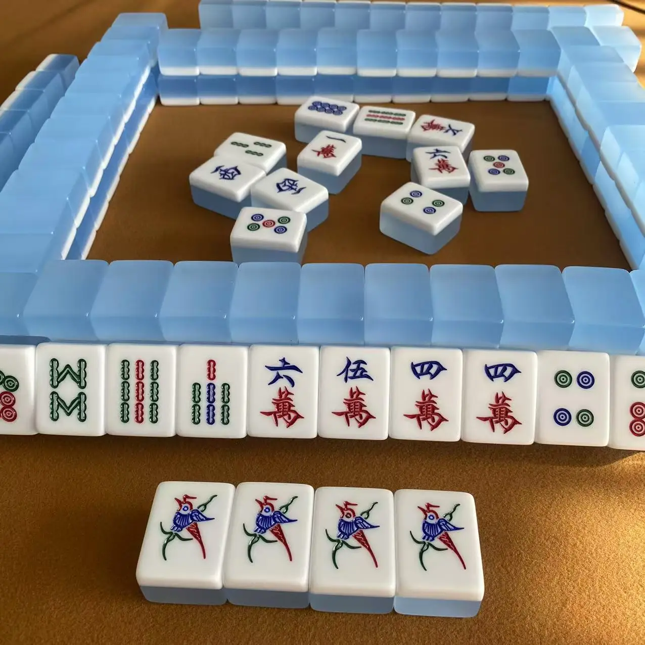 Deluxe Crystal ACRYLIC Blue Jelly Medium Size Home Use Mahjong Tiles High Aesthetic Value nt Entertainment
Deluxe Crystal ACRYLIC Blue Jelly Medium Size Home Use Mahjong Tiles High Aesthetic Value nt Entertainment