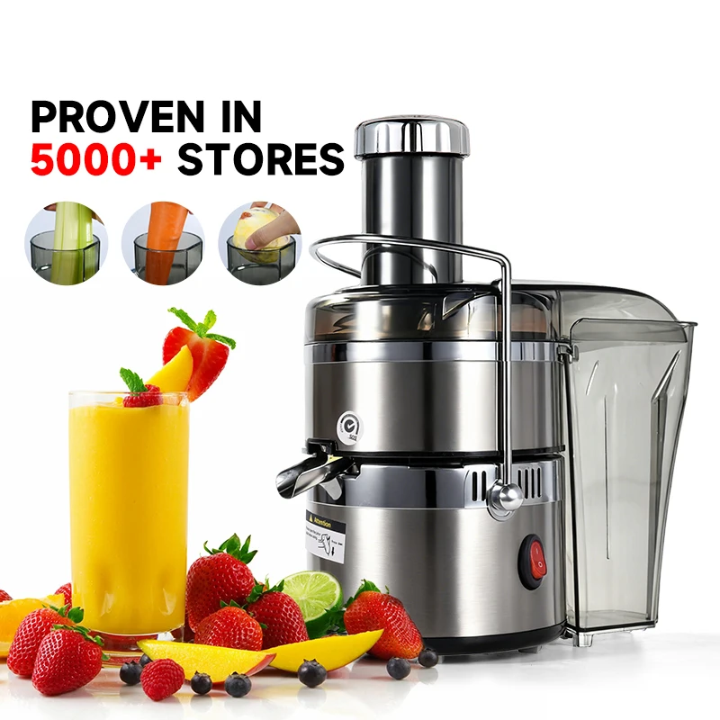 Moseener Spanish Electric Stainless Steel Quiet Slow Juicer with Brushless Motor for Commercial Hotel & Household Use
Moseener Spanish Electric Stainless Steel Quiet Slow Juicer with Brushless Motor for Commercial Hotel & Household Use