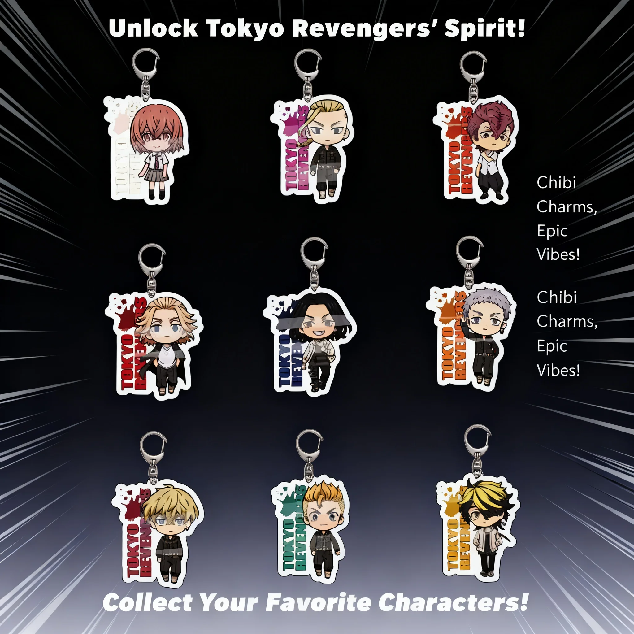 Acrylic Keychain Anime Tokyo Revengers Sano Manjiro Hanagaki Takemichi Pendant Customizable Gift for Fans Collectible
Acrylic Keychain Anime Tokyo Revengers Sano Manjiro Hanagaki Takemichi Pendant Customizable Gift for Fans Collectible