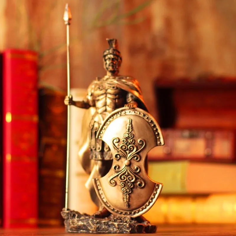 23cm Vintage Roman Armored Warrior Statue Creative Bar Souvenirs Resin Office Desk Decoration Antique Home Decor Gifts For Men
23cm Vintage Roman Armored Warrior Statue Creative Bar Souvenirs Resin Office Desk Decoration Antique Home Decor Gifts For Men