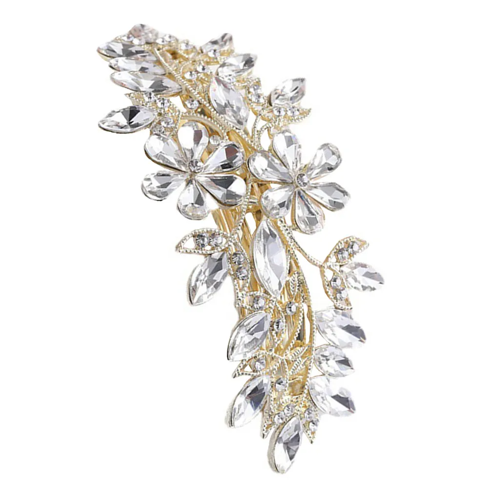 Стильная заколка для волос с кристаллами и стразами, весенняя заколка-зажим для женщин, украшение для повседневного и праздничного образа
Стильная заколка для волос с кристаллами и стразами, весенняя заколка-зажим для женщин, украшение для повседневного и праздничного образа