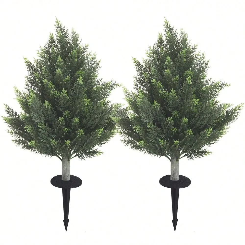 Artificial Cedar Topiary Ball Trees Set Of 2, With Ground Spikes Faux CypressStyle, Can Be Placed Anywhere, Evergreen Shrub Dec
Artificial Cedar Topiary Ball Trees Set Of 2, With Ground Spikes Faux CypressStyle, Can Be Placed Anywhere, Evergreen Shrub Dec