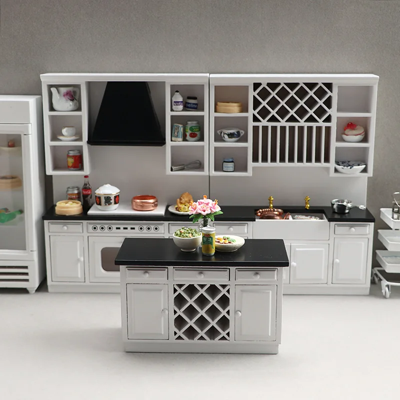 1:12 Miniature Dollhouse Furniture Kitchen Set Simulated Kitchen Accessories Model Wooden Exquisite Doll House Ornament Toys
1:12 Miniature Dollhouse Furniture Kitchen Set Simulated Kitchen Accessories Model Wooden Exquisite Doll House Ornament Toys