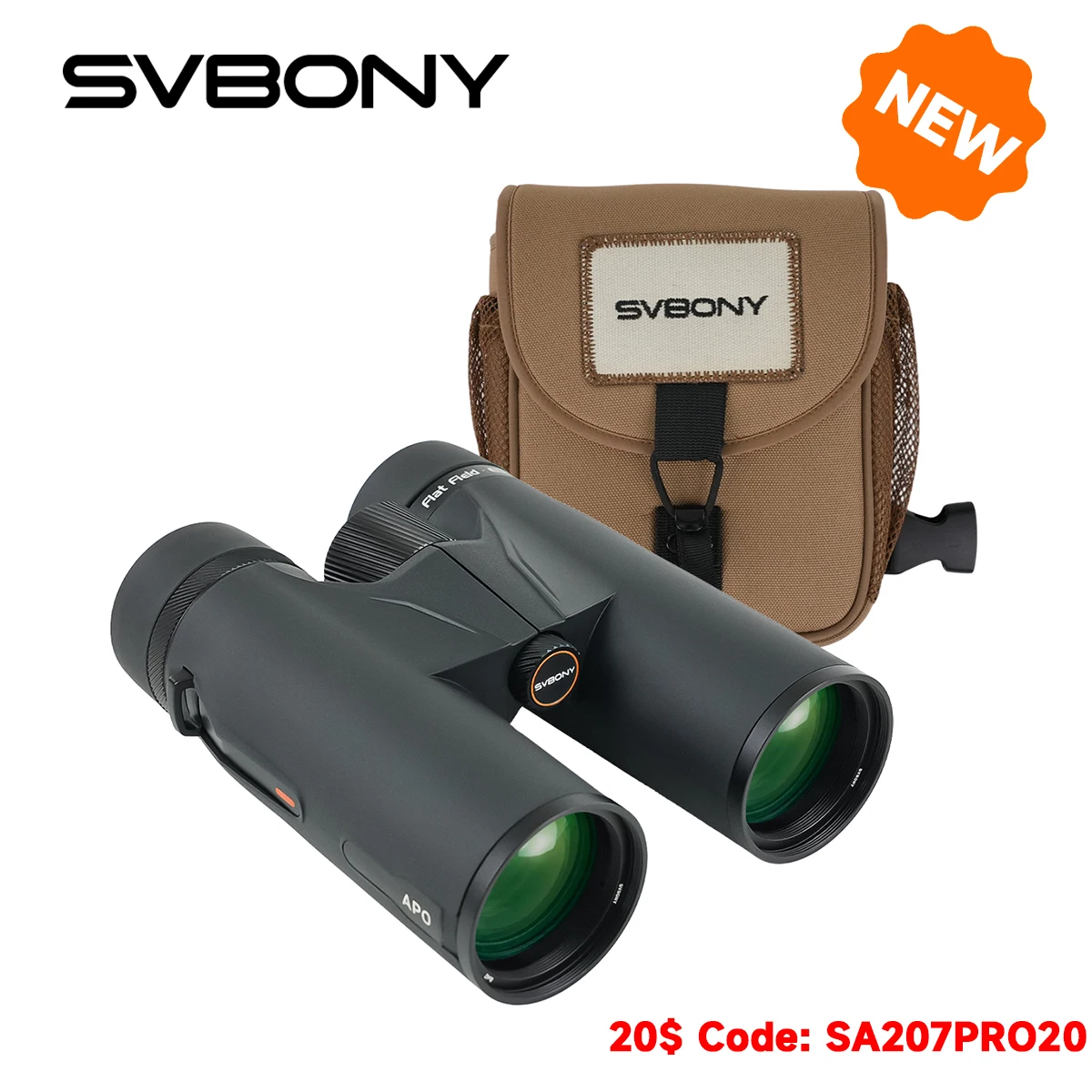 Svbony SA207PRO 8x42 ED APO Binoculars Flat Field Ultra Wide-angle Magnesium Alloy Body BaK4 FBMC IPX7 for Bird Watching Camping
Svbony SA207PRO 8x42 ED APO Binoculars Flat Field Ultra Wide-angle Magnesium Alloy Body BaK4 FBMC IPX7 for Bird Watching Camping
