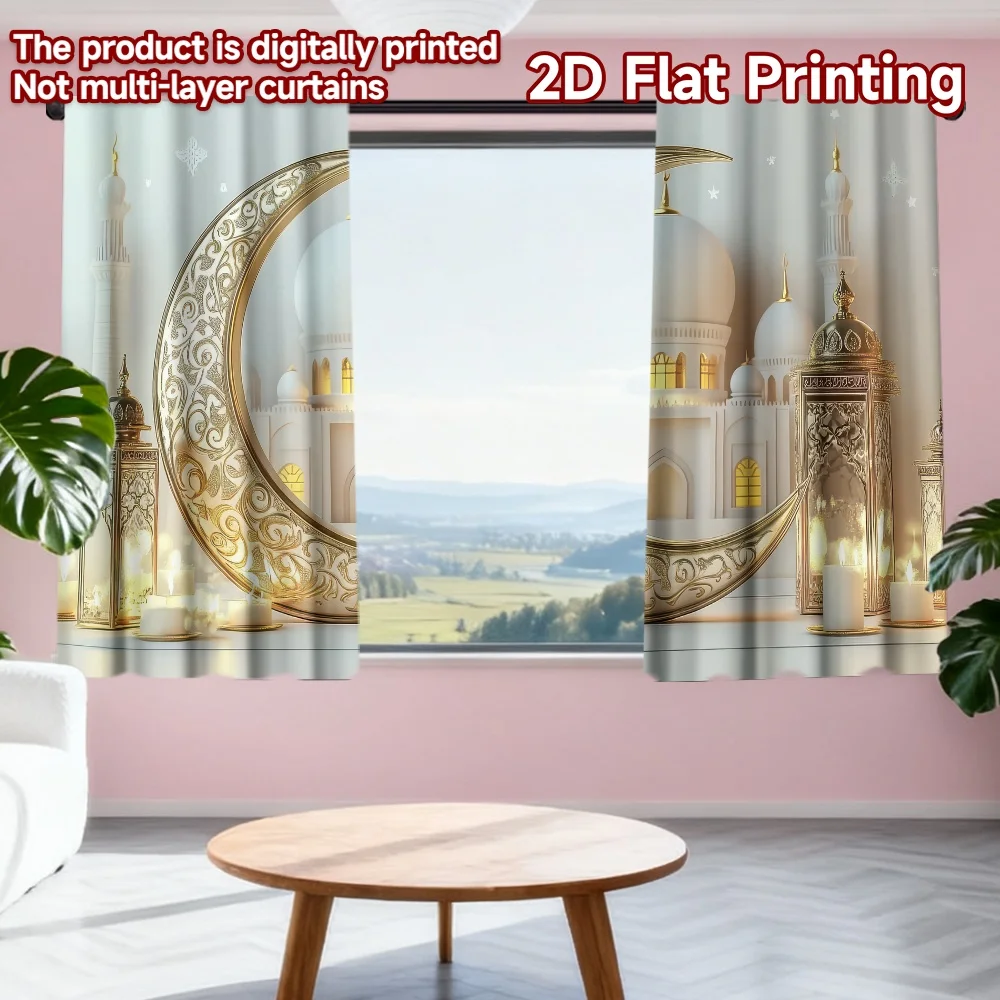 2D flat printing 2pcs Scene Curtains Eid Moon and Lanterns(1) Digital Printed Polyester Drapes Birthday Party for Festive for
2D flat printing 2pcs Scene Curtains Eid Moon and Lanterns(1) Digital Printed Polyester Drapes Birthday Party for Festive for