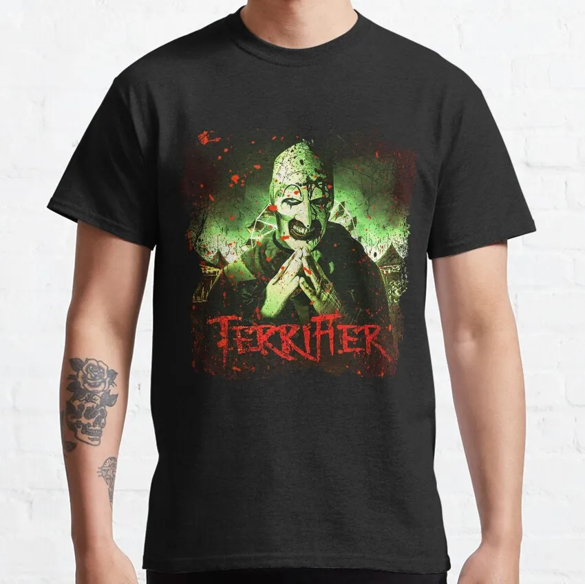 Nightmares Brought to Life Horror movie Art the clown killer Terrifierscary halloween Gift t shirt Scream film Graphic clothes
Nightmares Brought to Life Horror movie Art the clown killer Terrifierscary halloween Gift t shirt Scream film Graphic clothes