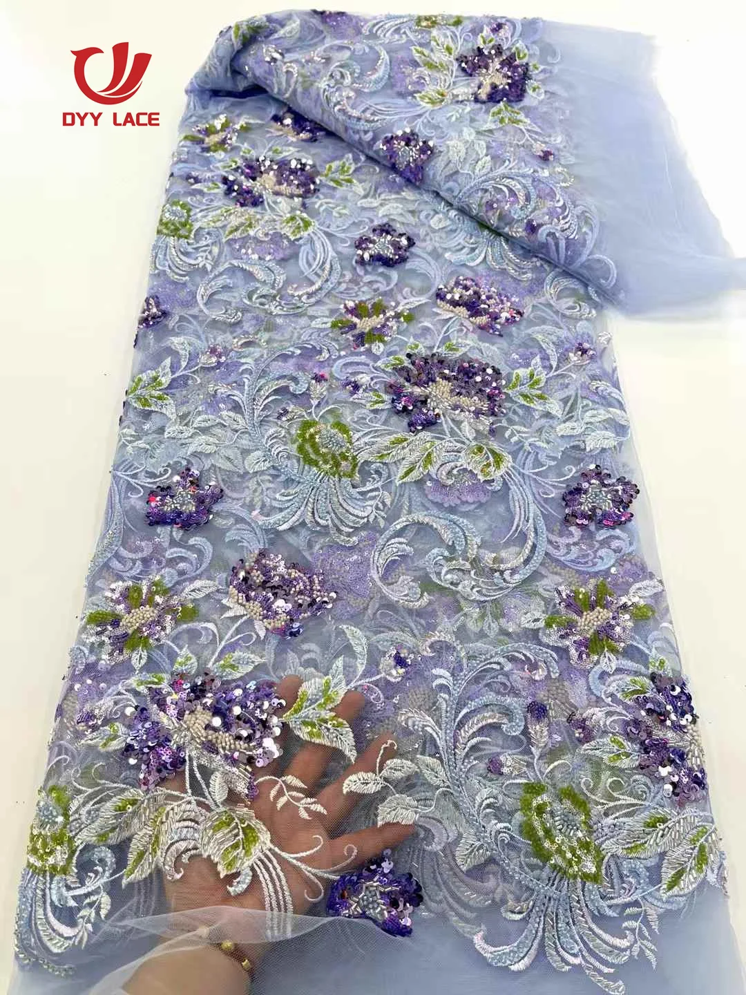 5 Yards African Lace Fabric Sequins Embroidery Groom Nigerian Bridal High Quality French Tulle Lace Fabric For Wedding
5 Yards African Lace Fabric Sequins Embroidery Groom Nigerian Bridal High Quality French Tulle Lace Fabric For Wedding