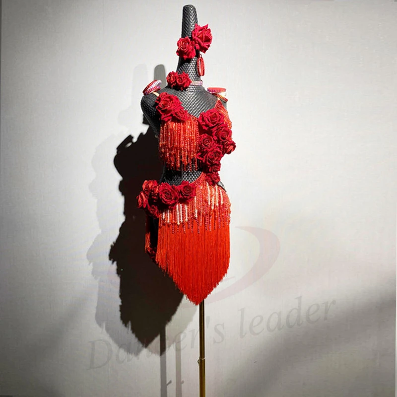 Latin Dance AB Stone Female Adult Children High-End Customized Steamed Rolls Tassel Floral Dress Tango Samba Performance Dress
Latin Dance AB Stone Female Adult Children High-End Customized Steamed Rolls Tassel Floral Dress Tango Samba Performance Dress
