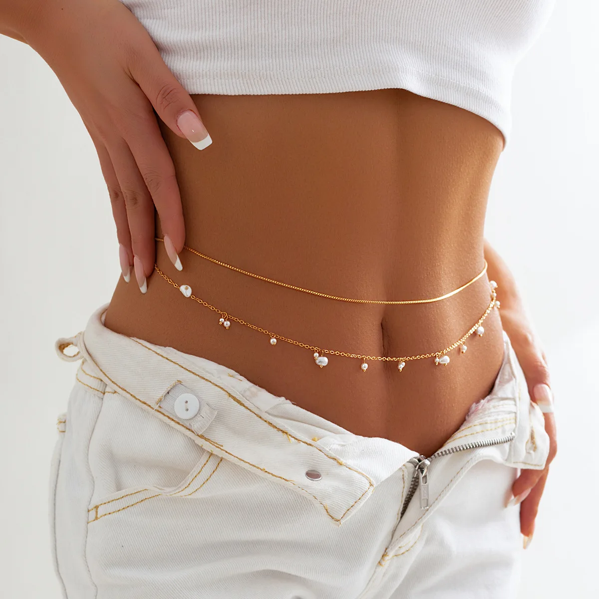 1pc Fashionable and Versatile Geometric Fringe Beach Casual Body Chain Waist Accessories for Women Jewelry
1pc Fashionable and Versatile Geometric Fringe Beach Casual Body Chain Waist Accessories for Women Jewelry