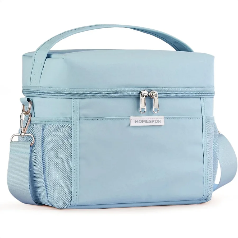 Lunch Box for Women Men Insulated Lunch Bag Waterproof Lightweight Cooler Bag for Work Picnic Travel Medium Blue
Lunch Box for Women Men Insulated Lunch Bag Waterproof Lightweight Cooler Bag for Work Picnic Travel Medium Blue
