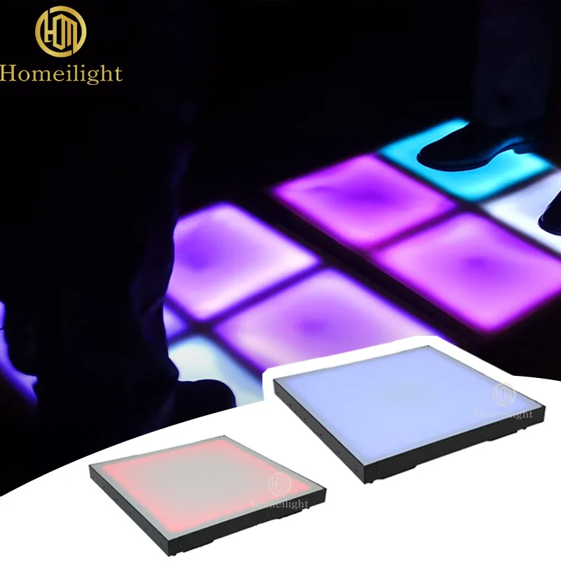 Factory Hot Sale White Panel Tempered Glass Interactive Dance Floor LED Lights for Night Club Bar DJ Party Lights 
Factory Hot Sale White Panel Tempered Glass Interactive Dance Floor LED Lights for Night Club Bar DJ Party Lights