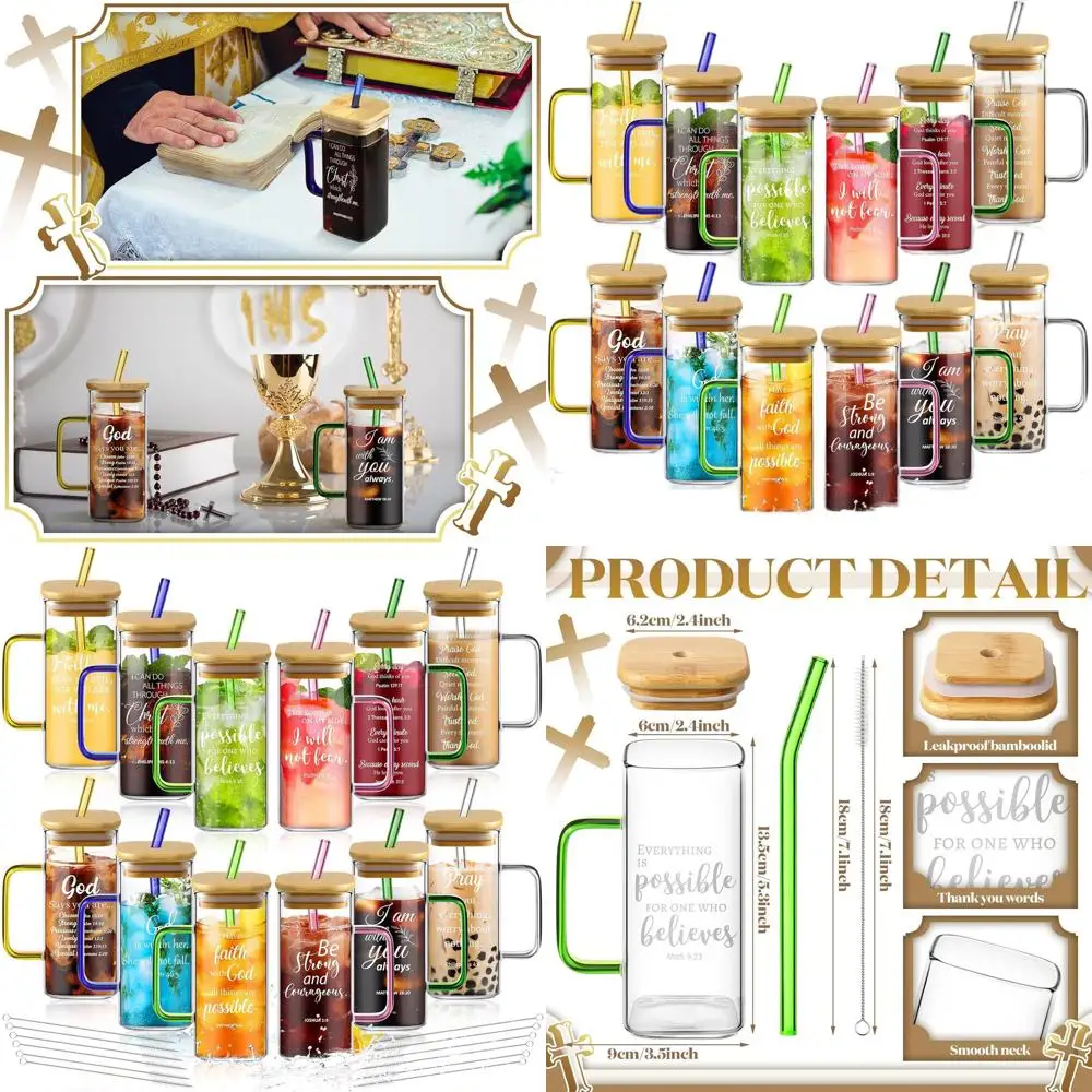 Набор из 12 элегантных стеклянных кружек с крышками и соломинками для приподнятия команды, идеальные рождественские подарки для коллег и учителей.
Набор из 12 элегантных стеклянных кружек с крышками и соломинками для приподнятия команды, идеальные рождественские подарки для коллег и учителей.