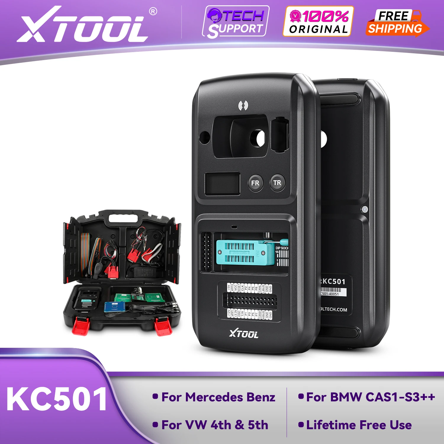 XTOOL KC501 Automotive Key Programmer Works With XTOOL X100 PAD3 X100MAX All Key Lost Auto Key Programming ToolsFor Benz Infrare
XTOOL KC501 Automotive Key Programmer Works With XTOOL X100 PAD3 X100MAX All Key Lost Auto Key Programming ToolsFor Benz Infrare