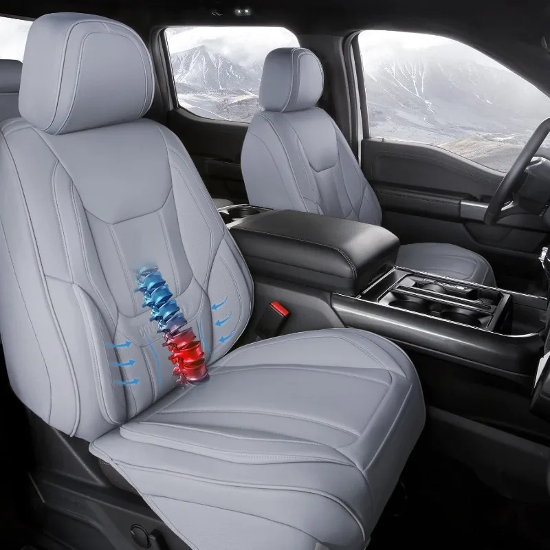 Coverland Custom Car Seat Covers Full Set for 2005-2023 Tacoma Double Cab, Car Seat Protector, Water Resistant Leather, Memory F
Coverland Custom Car Seat Covers Full Set for 2005-2023 Tacoma Double Cab, Car Seat Protector, Water Resistant Leather, Memory F