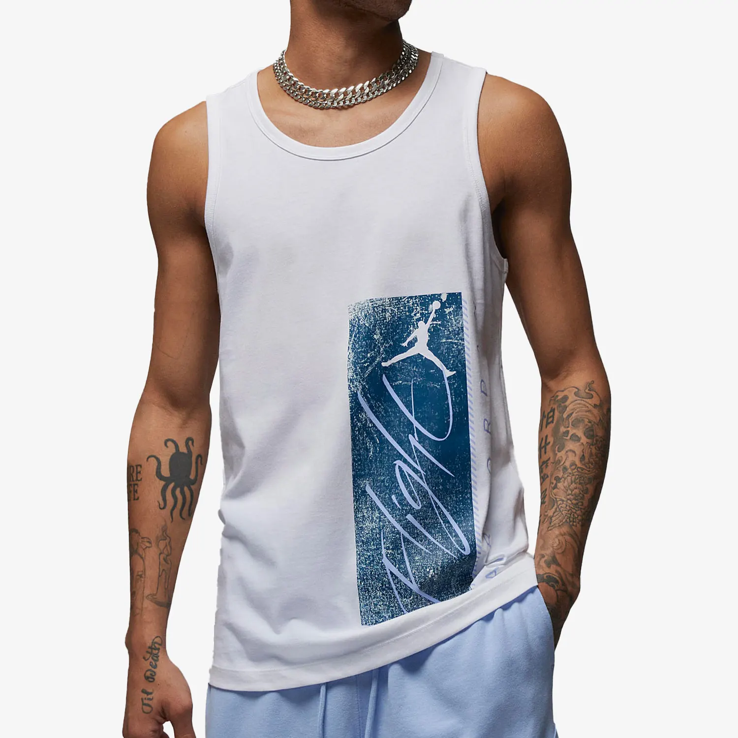 Оригинальная мужская дышащая футболка без рукавов для бега и баскетбола Nike JORDAN FJ2084-100
Оригинальная мужская дышащая футболка без рукавов для бега и баскетбола Nike JORDAN FJ2084-100