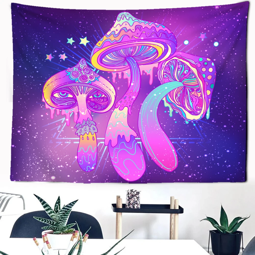 Purple Psychedelic Mushroom Tapestry Elephant Head Pattern Buddha Figure Series Dormitory Bathroom Decor Wall Hanging Blanket
Purple Psychedelic Mushroom Tapestry Elephant Head Pattern Buddha Figure Series Dormitory Bathroom Decor Wall Hanging Blanket