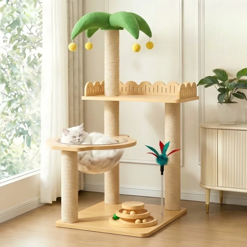 Accessories Cat Tower Scraper Tree Toys Gym Large Modern Cat Tower Wooden Luxury Villa Ladder Rascador De Gatos Pet Supplies
Accessories Cat Tower Scraper Tree Toys Gym Large Modern Cat Tower Wooden Luxury Villa Ladder Rascador De Gatos Pet Supplies