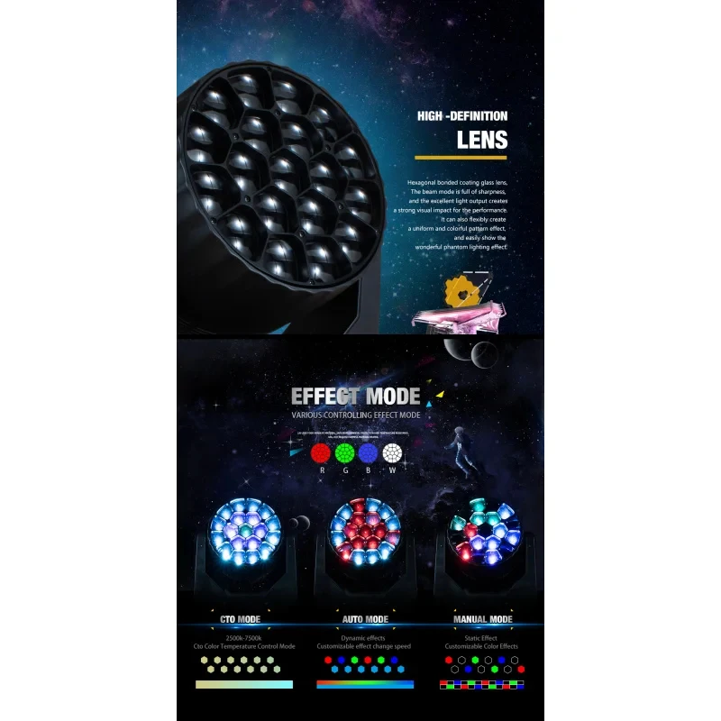 Shehds LED Beam+Wash Big Bees Eyes 19x20W RGBW Light for Party Banquet Disco Concert Stage
Shehds LED Beam+Wash Big Bees Eyes 19x20W RGBW Light for Party Banquet Disco Concert Stage