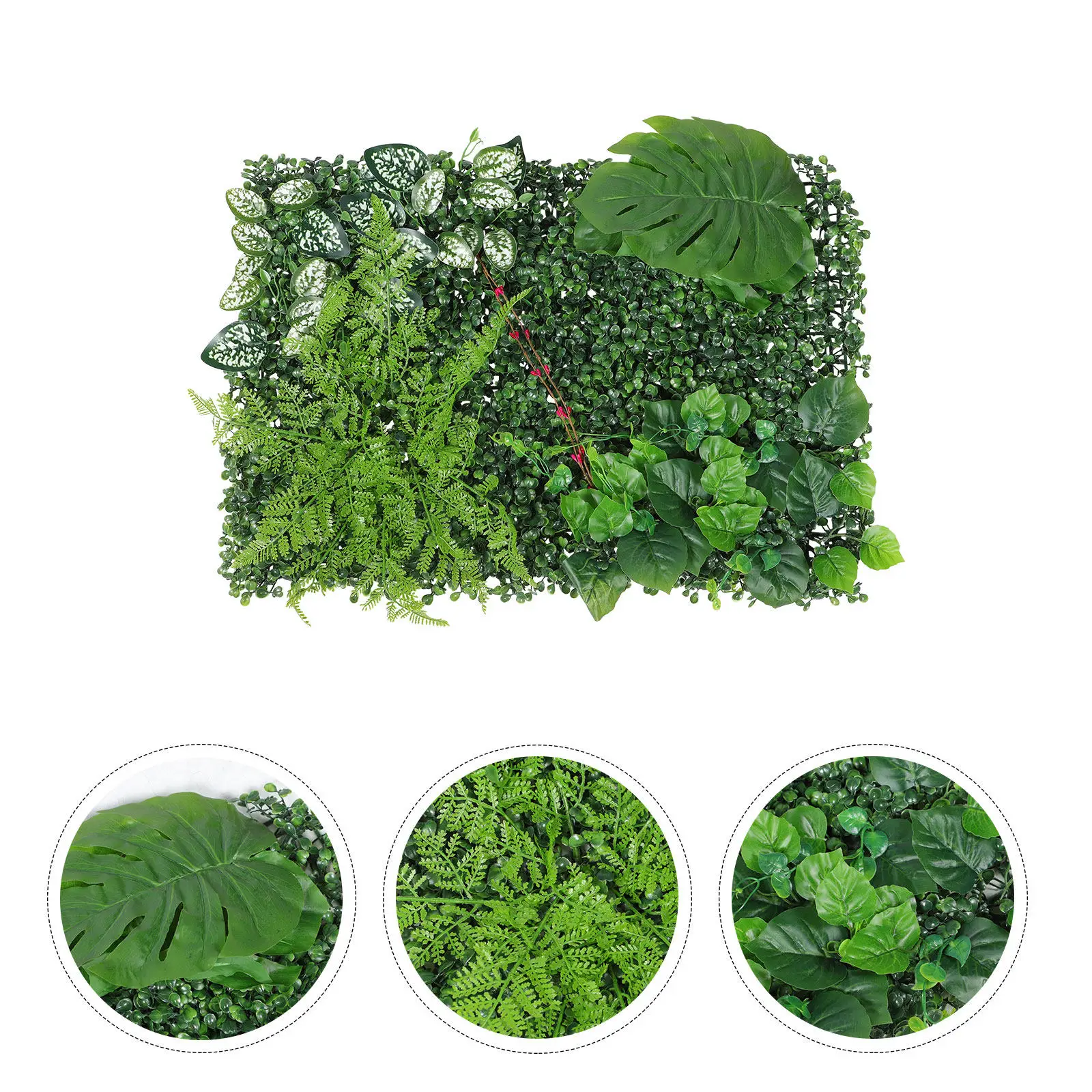 1 Sheet Simulated Plant Wall Ornament Premium Artificial Green Plant Panel for Home Office Garden Decorative Grass Backdrop Wall
1 Sheet Simulated Plant Wall Ornament Premium Artificial Green Plant Panel for Home Office Garden Decorative Grass Backdrop Wall