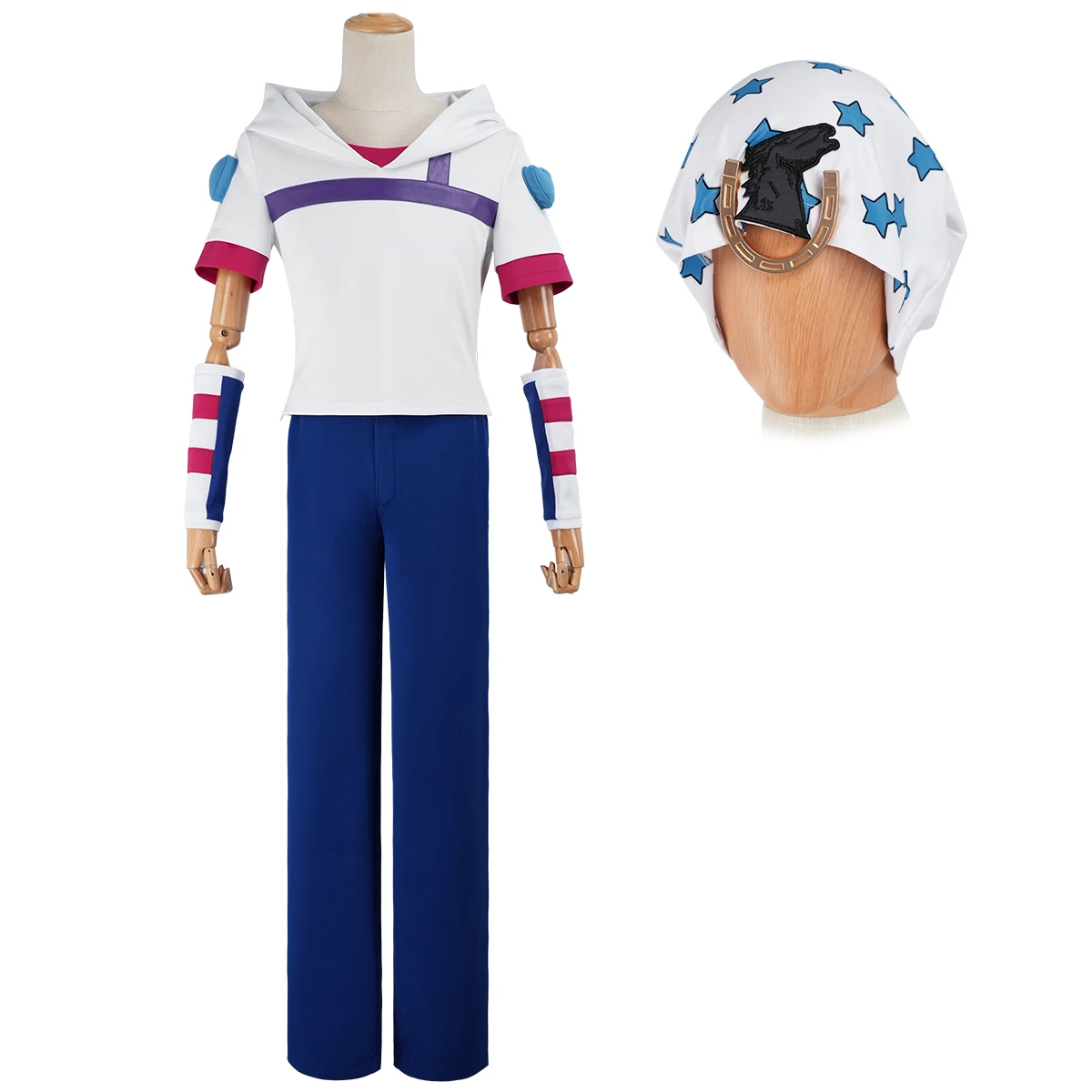 HOLOUN JoJo Anime Johnny Joestar Cosplay Costume Hoodie Pants Head Cover Convention Halloween Christmas Daily Wear
HOLOUN JoJo Anime Johnny Joestar Cosplay Costume Hoodie Pants Head Cover Convention Halloween Christmas Daily Wear