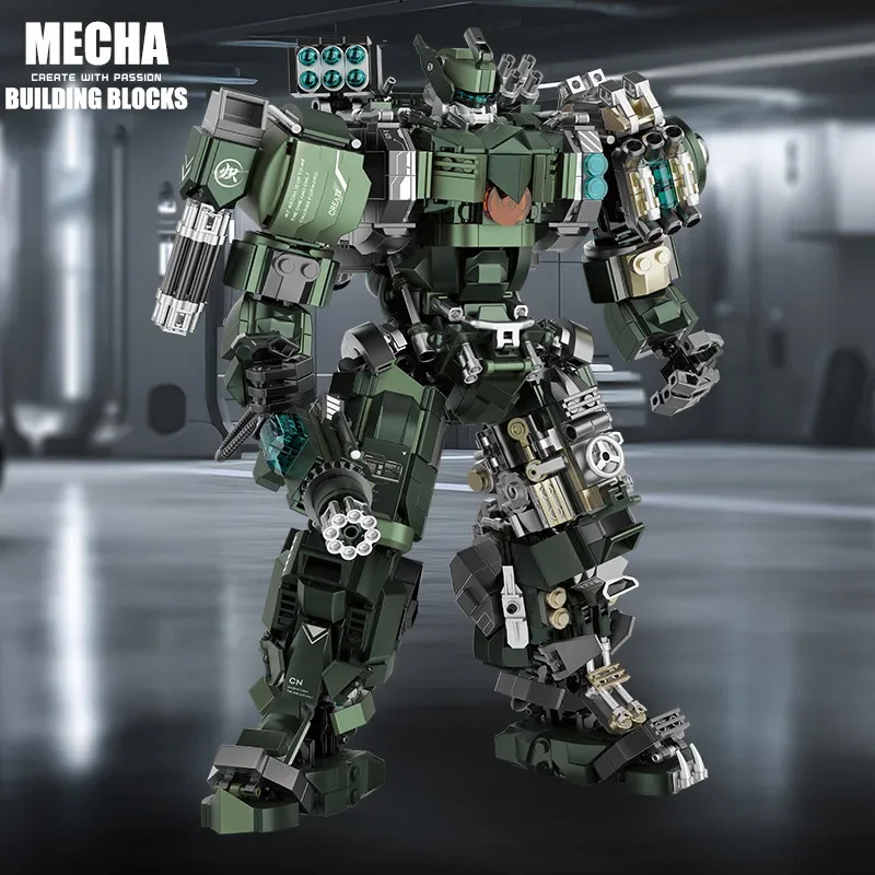 High-tech Hardcore Mehca Robot Building Blocks Creative Assembly Mechanical Robot Warrior Building Blocks Toy Children's Gift
High-tech Hardcore Mehca Robot Building Blocks Creative Assembly Mechanical Robot Warrior Building Blocks Toy Children's Gift