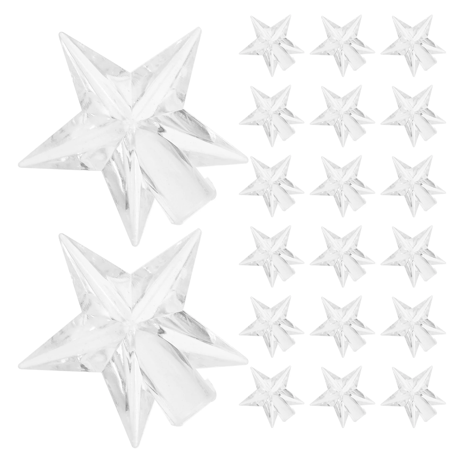 100 Pcs Star Shape Lamp Cover Plastic Bulb Beads Decorative String Lights Replacement Supplies Pentagram Led Mini
100 Pcs Star Shape Lamp Cover Plastic Bulb Beads Decorative String Lights Replacement Supplies Pentagram Led Mini