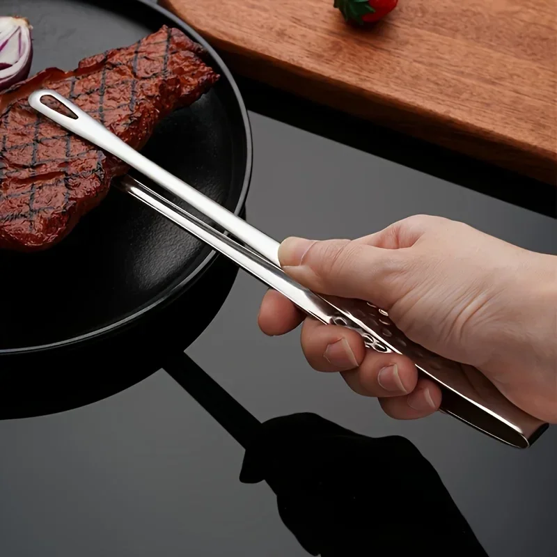 304 Stainless Steel Food Clip, Extended Barbecue Tongs for Household & Grill Use
304 Stainless Steel Food Clip, Extended Barbecue Tongs for Household & Grill Use