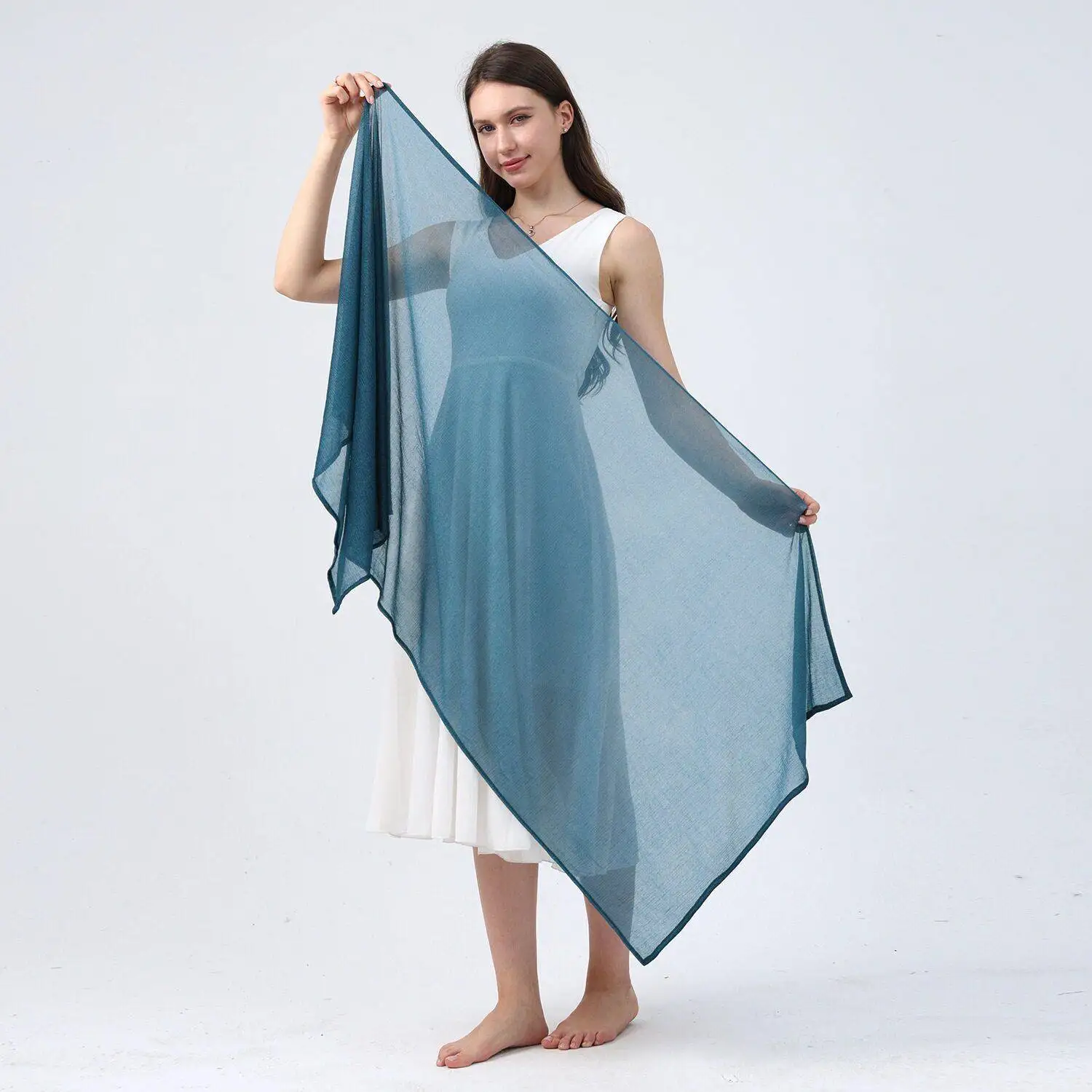 Summer Long Scarf Beach Coast Women's Folded Shoulder Pure Color Pearl Glitter Silk Scarf Spring Autumn Warm Other Seasons
Summer Long Scarf Beach Coast Women's Folded Shoulder Pure Color Pearl Glitter Silk Scarf Spring Autumn Warm Other Seasons