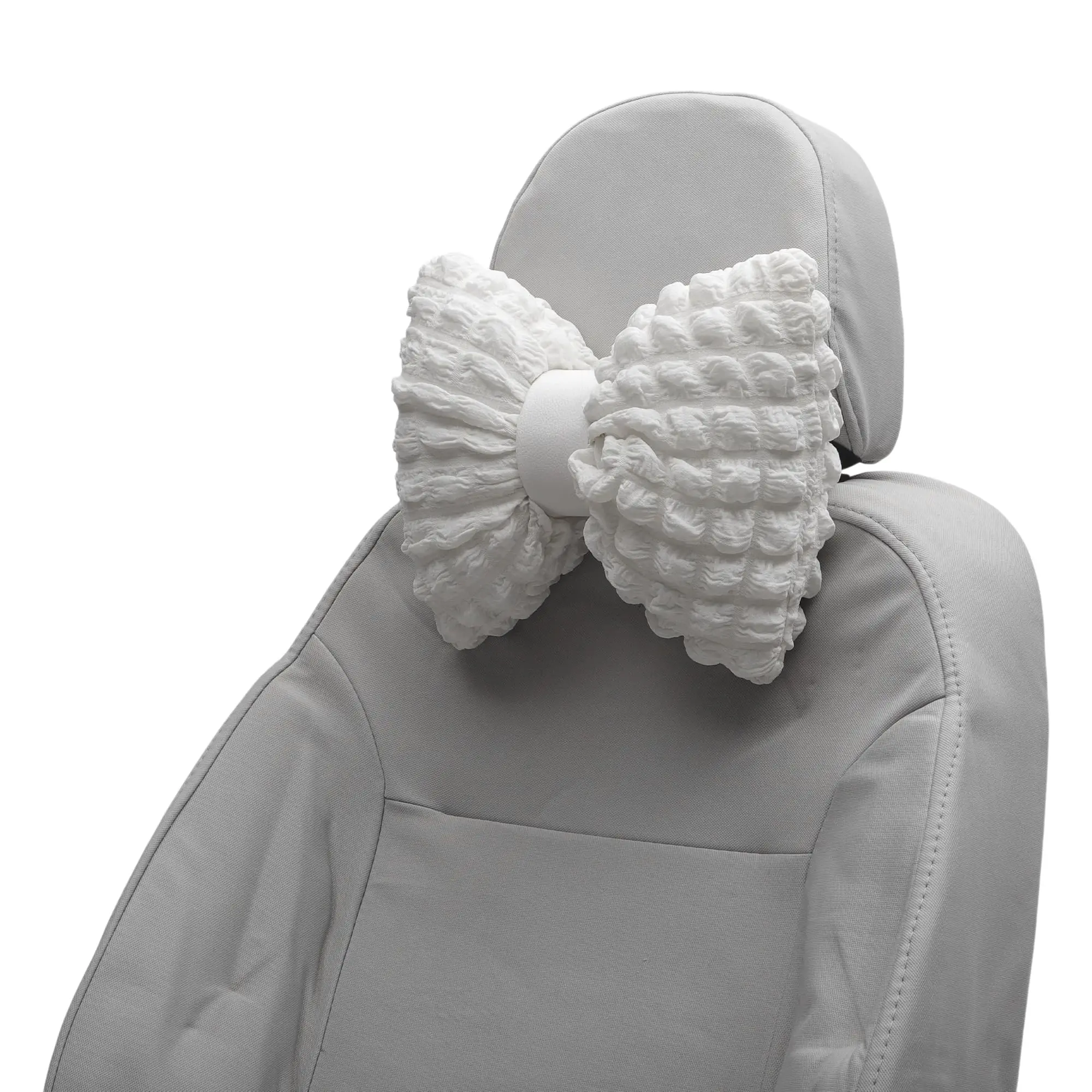 Car Headrest Neck Support Pillow With Ruched Bow Design For Comfort During Driving And Travel
Car Headrest Neck Support Pillow With Ruched Bow Design For Comfort During Driving And Travel