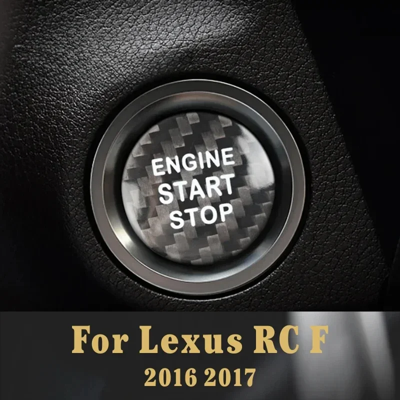 For Lexus RC F Real Dry Carbon Fiber Engine Start Stop Button Cover Sticker 2016 2017Interior accessories modification
For Lexus RC F Real Dry Carbon Fiber Engine Start Stop Button Cover Sticker 2016 2017Interior accessories modification