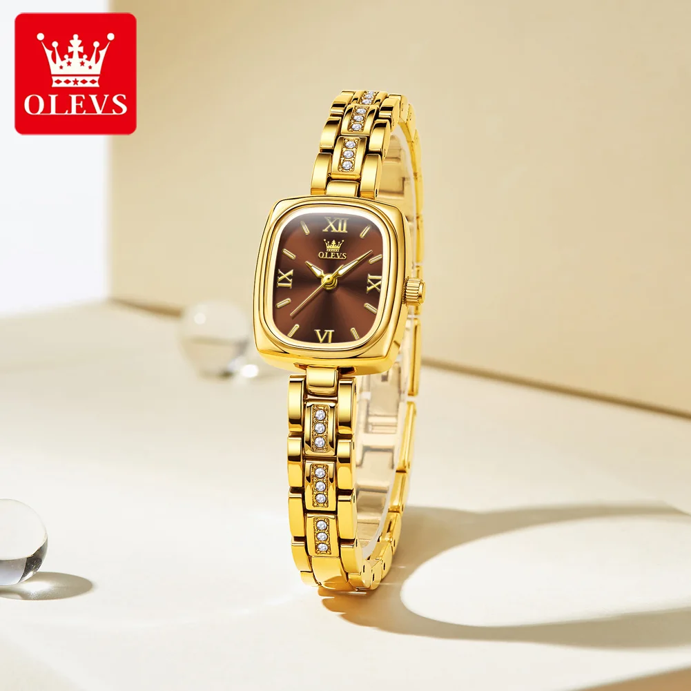 Женские часы OLEVS 3695, квадратные кварцевые часы, водонепроницаемые, с люминесцентным покрытием, элегантные, оригинальные.
Женские часы OLEVS 3695, квадратные кварцевые часы, водонепроницаемые, с люминесцентным покрытием, элегантные, оригинальные.