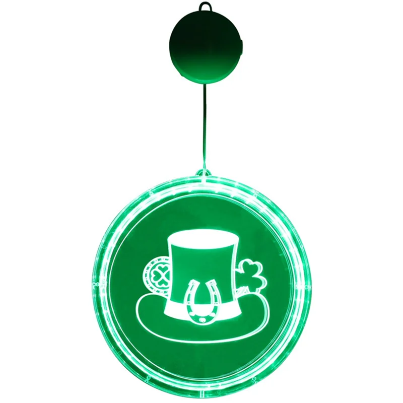 ST Patrick's Day Green Hat Lights Energy-Saving Irish Festival Lights LED Decorative Lucky Decor-N33R
ST Patrick's Day Green Hat Lights Energy-Saving Irish Festival Lights LED Decorative Lucky Decor-N33R