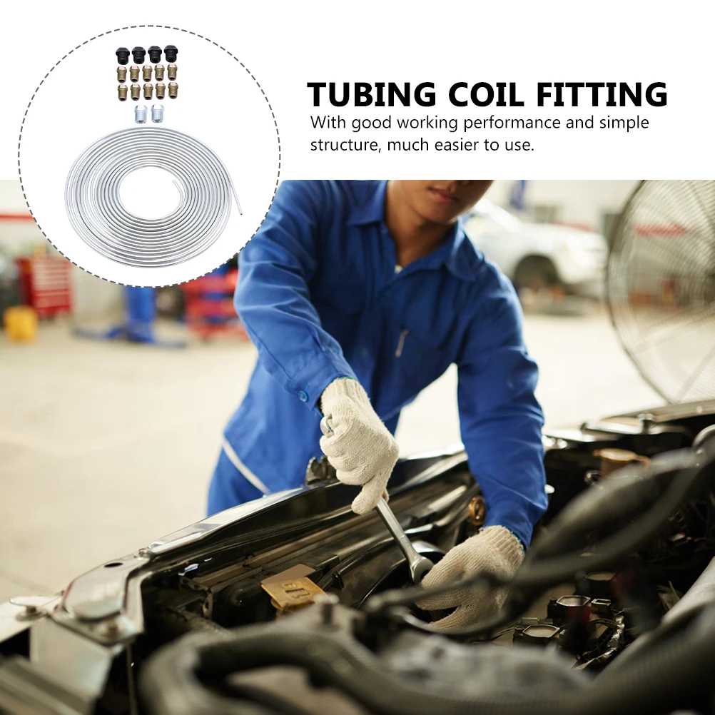 1 set Brake Tube Kit 25 Feet Tubing Coil 3 16 OD Flexible Car Brake System Replacement Fittings Vehicle Auto
1 set Brake Tube Kit 25 Feet Tubing Coil 3 16 OD Flexible Car Brake System Replacement Fittings Vehicle Auto