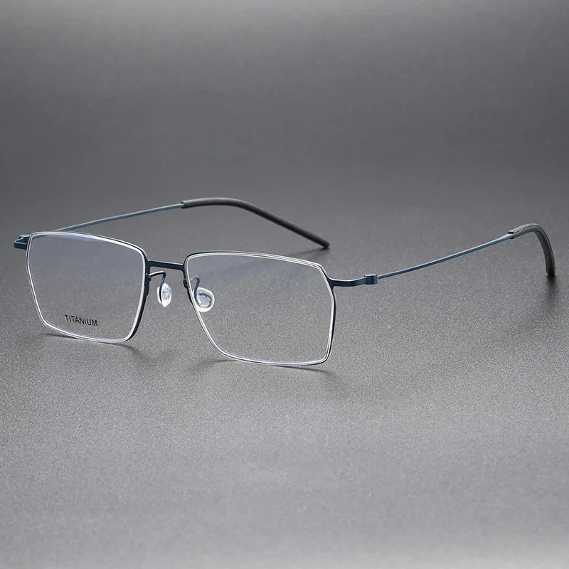 Men's Brand Designer Business Style Square Titanium Full Frame Glasses Super Light Optical Myopia Eyeglasses For Prescription
Men's Brand Designer Business Style Square Titanium Full Frame Glasses Super Light Optical Myopia Eyeglasses For Prescription