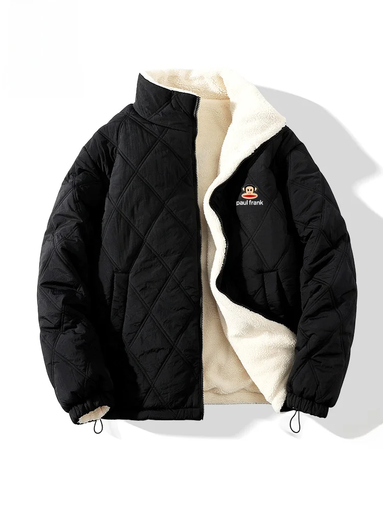 Мужская зимняя теплая куртка из хлопка с флисовой подкладкой, с воротником-стойкой, для пар, молодежная, модная, повседневная, с длинными рукавами
Мужская зимняя теплая куртка из хлопка с флисовой подкладкой, с воротником-стойкой, для пар, молодежная, модная, повседневная, с длинными рукавами