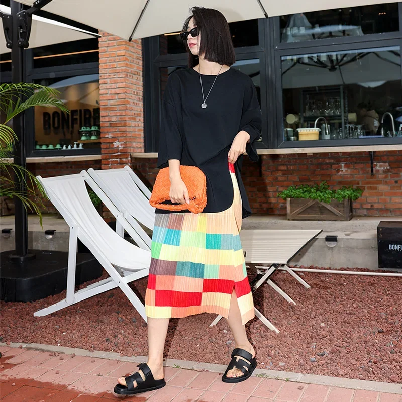Miyake Style Comfortable Casual Print Slim Fit Elegant Fashion Pleated Skirt Women 2024 Summer New Style
Miyake Style Comfortable Casual Print Slim Fit Elegant Fashion Pleated Skirt Women 2024 Summer New Style