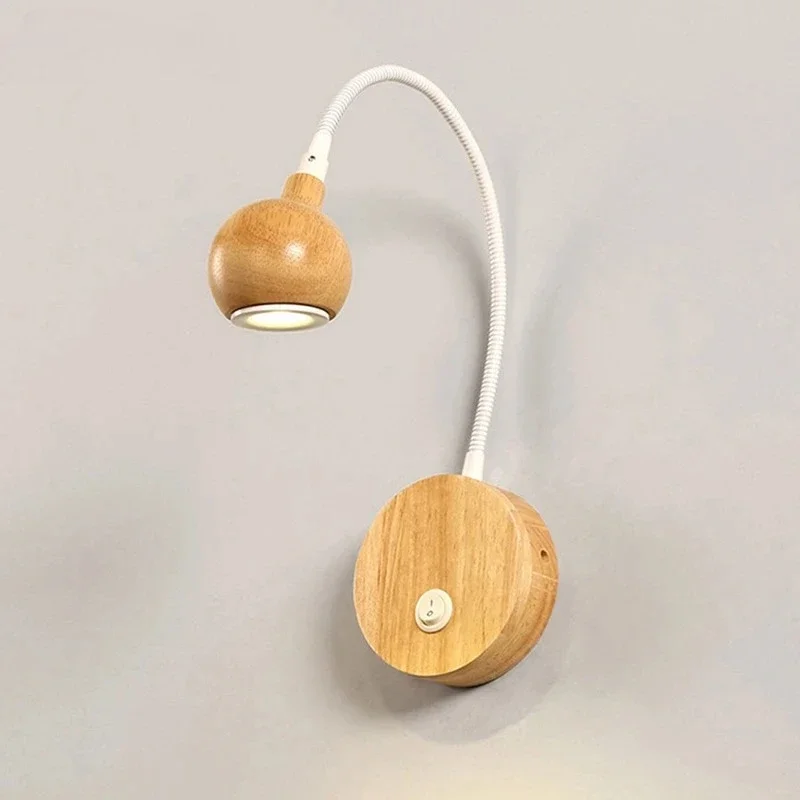 Simple Modern Wooden Wall Lights Creative Nordic Bedroom Bedside Wall Lamp Can Be Curved Living Room Log Sconce AC90v-260v 
Simple Modern Wooden Wall Lights Creative Nordic Bedroom Bedside Wall Lamp Can Be Curved Living Room Log Sconce AC90v-260v