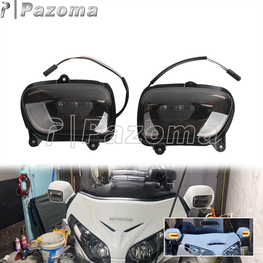 Rearview Mirror Turn Signal Light For Honda Golwing GL1800 Motorcycle LED Day Running Lamp Left&Right DRL Blinker Plastic 01-17
Rearview Mirror Turn Signal Light For Honda Golwing GL1800 Motorcycle LED Day Running Lamp Left&Right DRL Blinker Plastic 01-17