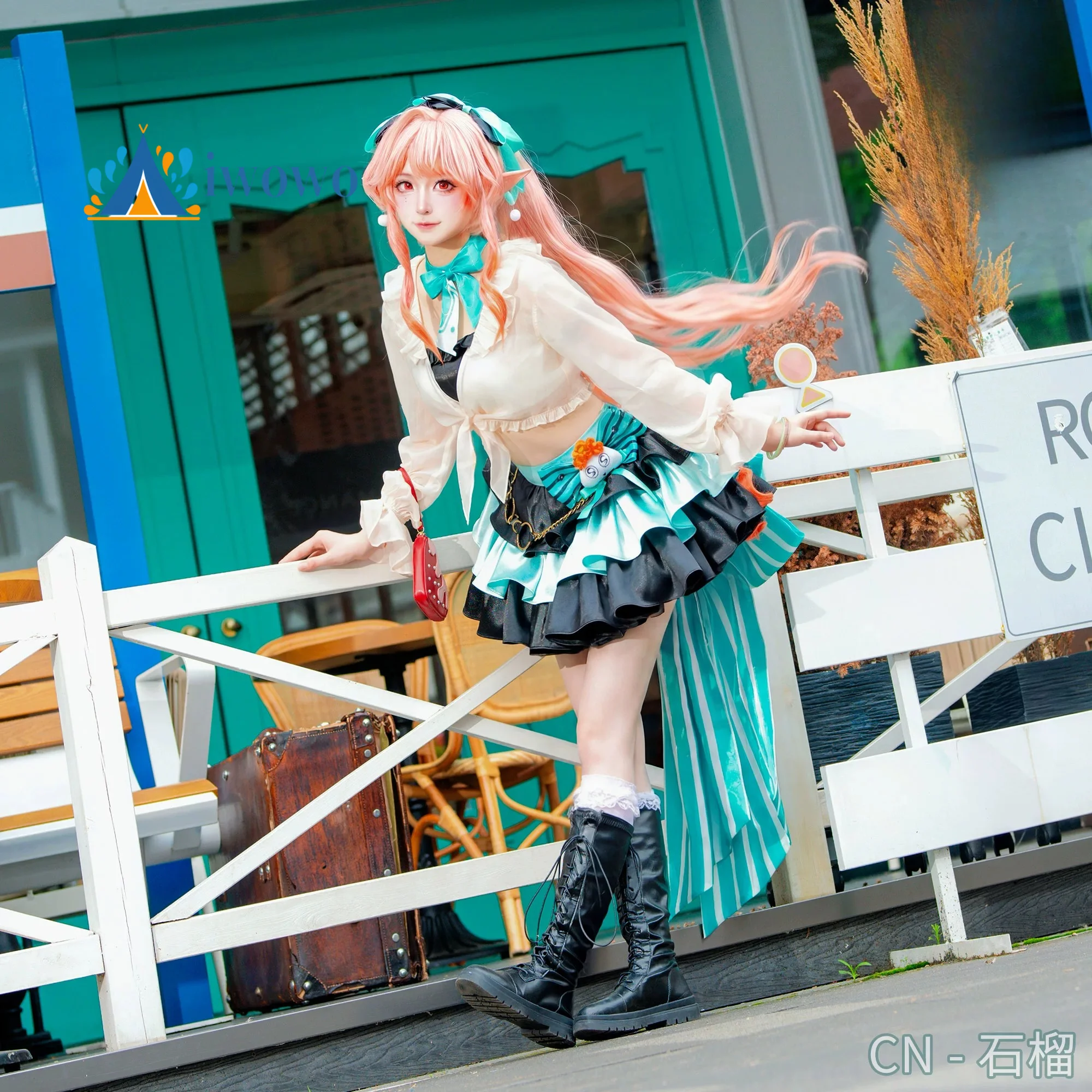 Handmade Cos Outfit: Arknights Haruka Spring Journey Cosplay Costume Pink Hair Idol Cute Bunny Girl Halloween Full Set
Handmade Cos Outfit: Arknights Haruka Spring Journey Cosplay Costume Pink Hair Idol Cute Bunny Girl Halloween Full Set