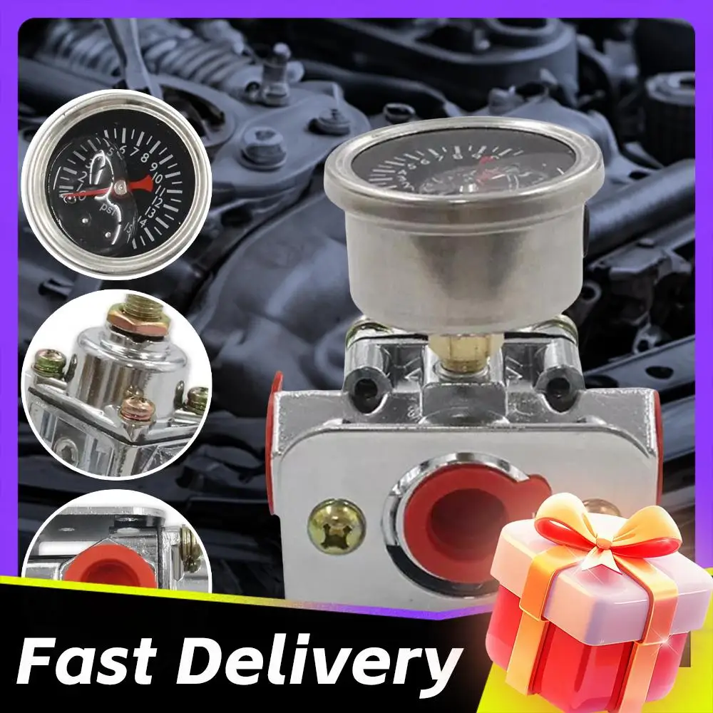 Adjustable Fuel Pressure Regulator Kit with Gauge Fuel Pressure Regulator for Carburetor Carb 1-4 PSI 12-804 Replacement
Adjustable Fuel Pressure Regulator Kit with Gauge Fuel Pressure Regulator for Carburetor Carb 1-4 PSI 12-804 Replacement