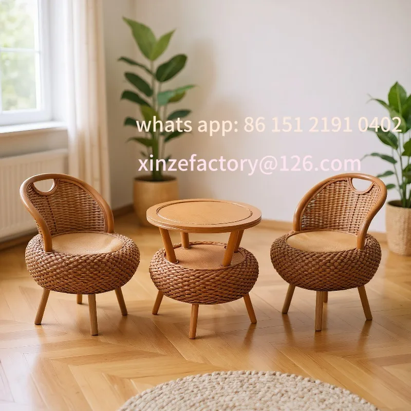 Customizable Household Rattan Chair Balcony Living Room Low Back Chair Single Round Woven Stool
Customizable Household Rattan Chair Balcony Living Room Low Back Chair Single Round Woven Stool