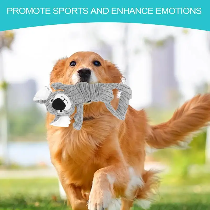 Dog Toys With Squeaker Plush Tug Of War Toy For Dogs Koala Shape Puppy Chewing Tools Cartoon Tug Of War Playing Supplies For
Dog Toys With Squeaker Plush Tug Of War Toy For Dogs Koala Shape Puppy Chewing Tools Cartoon Tug Of War Playing Supplies For