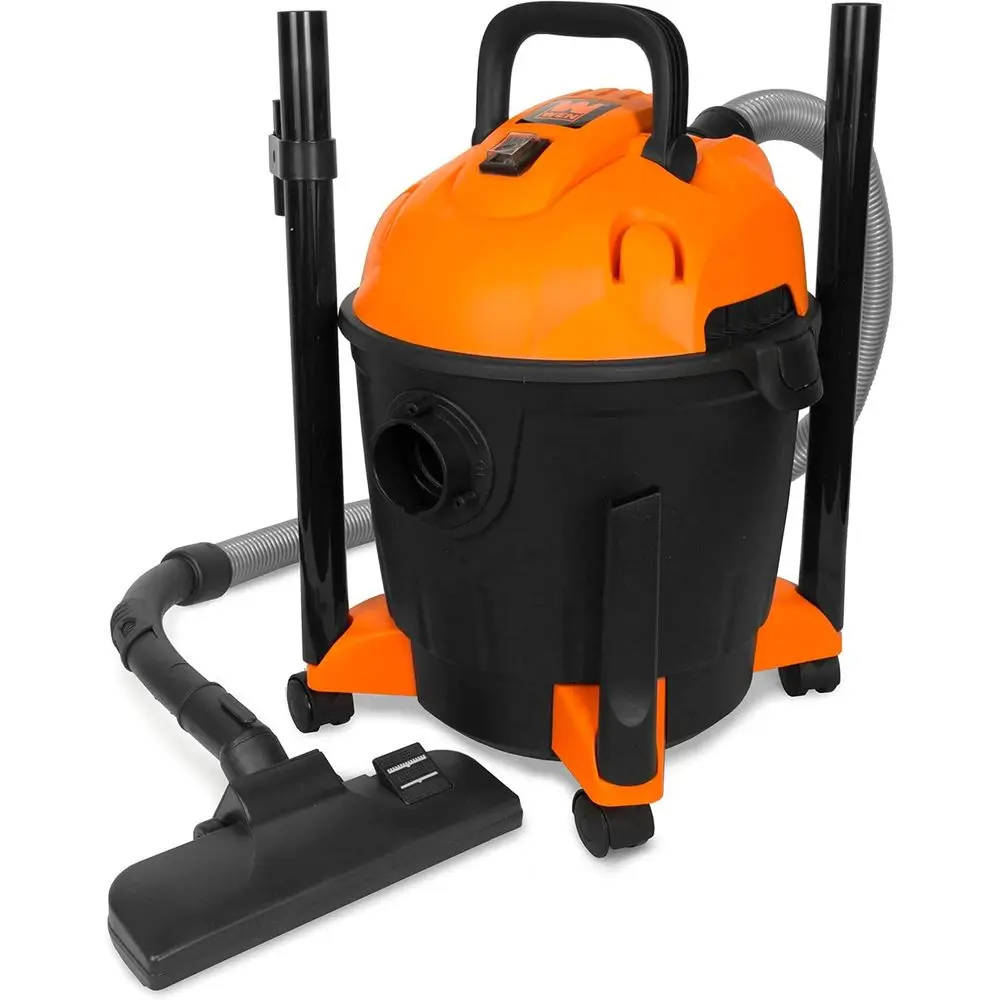 10-Amp 5-Gallon HEPA Wet/Dry Shop Vacuum and Blower with 0.3-Micron Filter, Hose, and Accessories, Orange
10-Amp 5-Gallon HEPA Wet/Dry Shop Vacuum and Blower with 0.3-Micron Filter, Hose, and Accessories, Orange