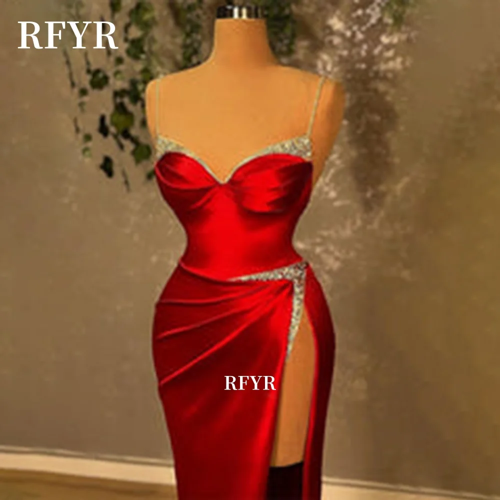 RFYR Sweetheart Evening Dress Party Dress Beaded Prom Dress High Slit فساتين مناسبة رسمية Sexy Gala Dress Customized
RFYR Sweetheart Evening Dress Party Dress Beaded Prom Dress High Slit فساتين مناسبة رسمية Sexy Gala Dress Customized