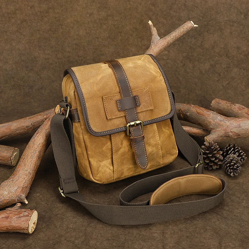Мужские холщовые кожаные сумки через плечо, маленькие водонепроницаемые вощеные холщовые мужские сумки-мессенджеры, винтажная сумка высокого качества
Мужские холщовые кожаные сумки через плечо, маленькие водонепроницаемые вощеные холщовые мужские сумки-мессенджеры, винтажная сумка высокого качества