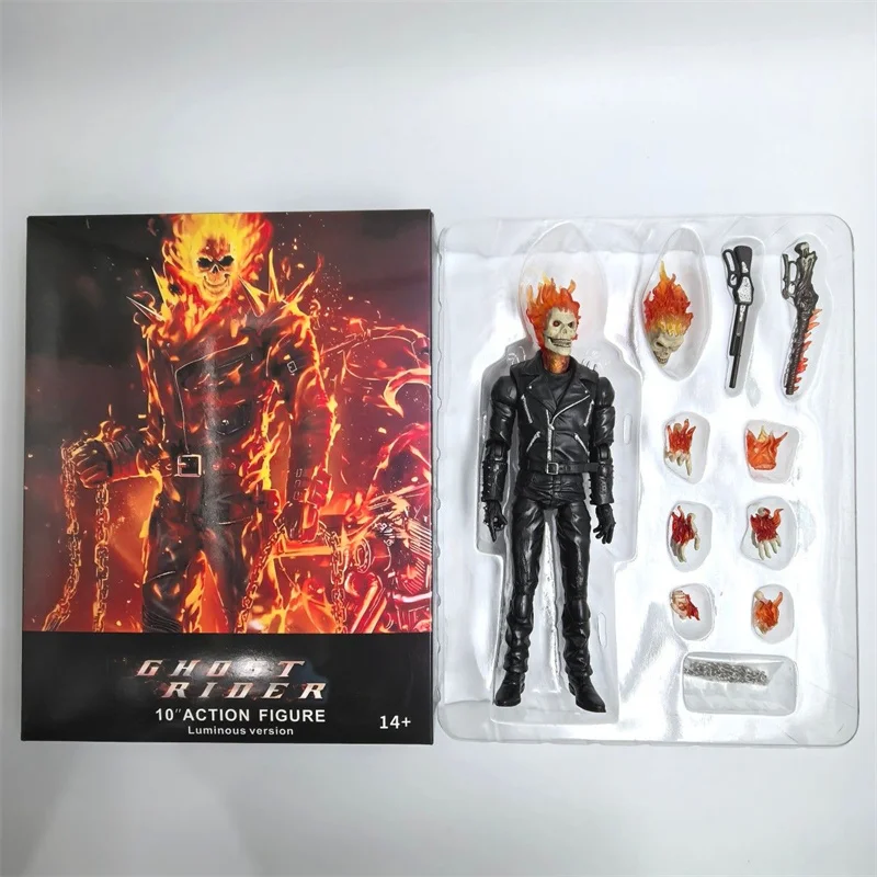 Ghost Rider Action Figure Skeleton Luminous Version Figurine In Stock 10 Inch Collection Soft Room Decoration Toys
Ghost Rider Action Figure Skeleton Luminous Version Figurine In Stock 10 Inch Collection Soft Room Decoration Toys