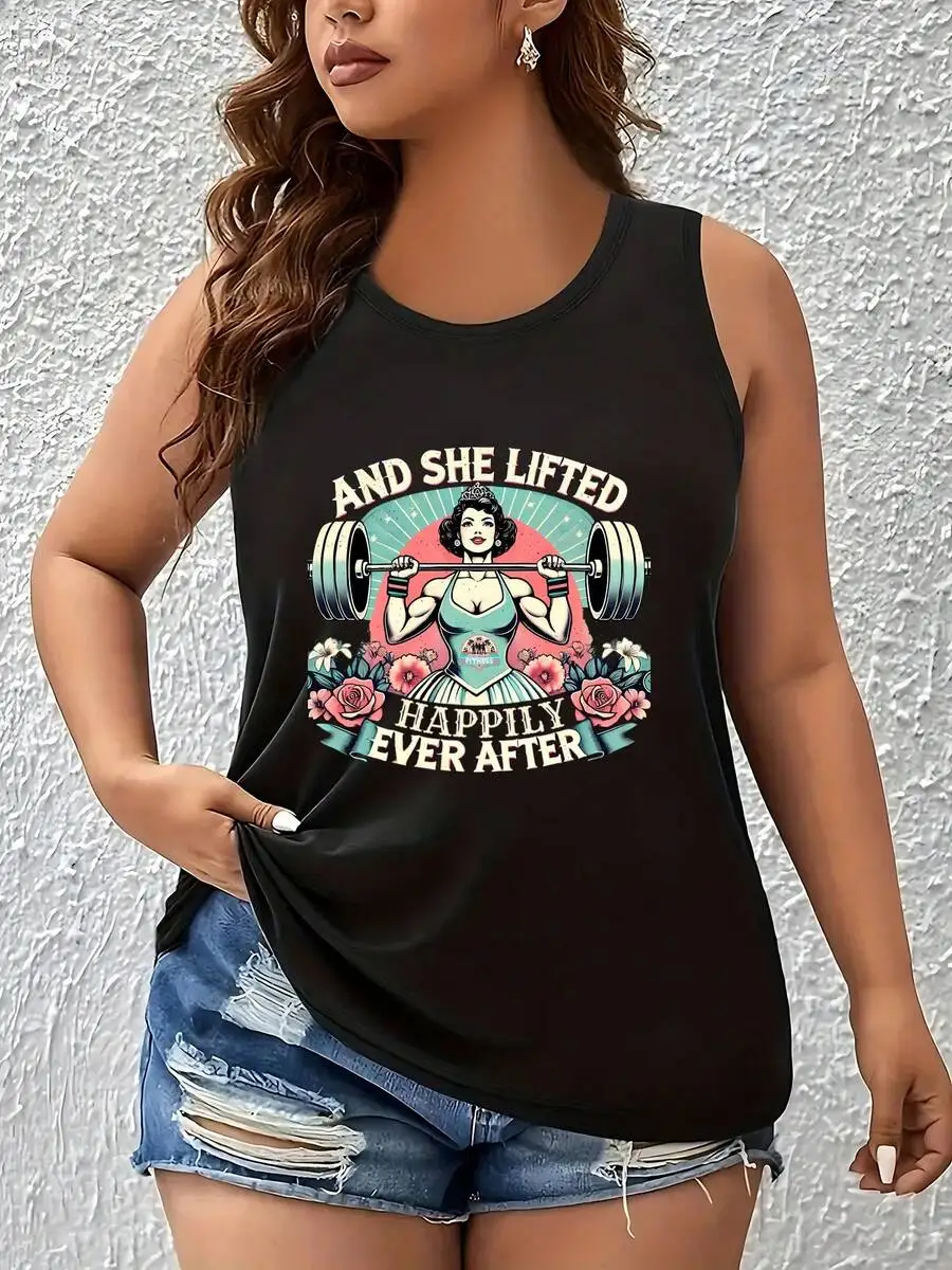 Plus Size Women Sleeveless Tank Top Comfortable Stretch Active Casual Top
Plus Size Women Sleeveless Tank Top Comfortable Stretch Active Casual Top