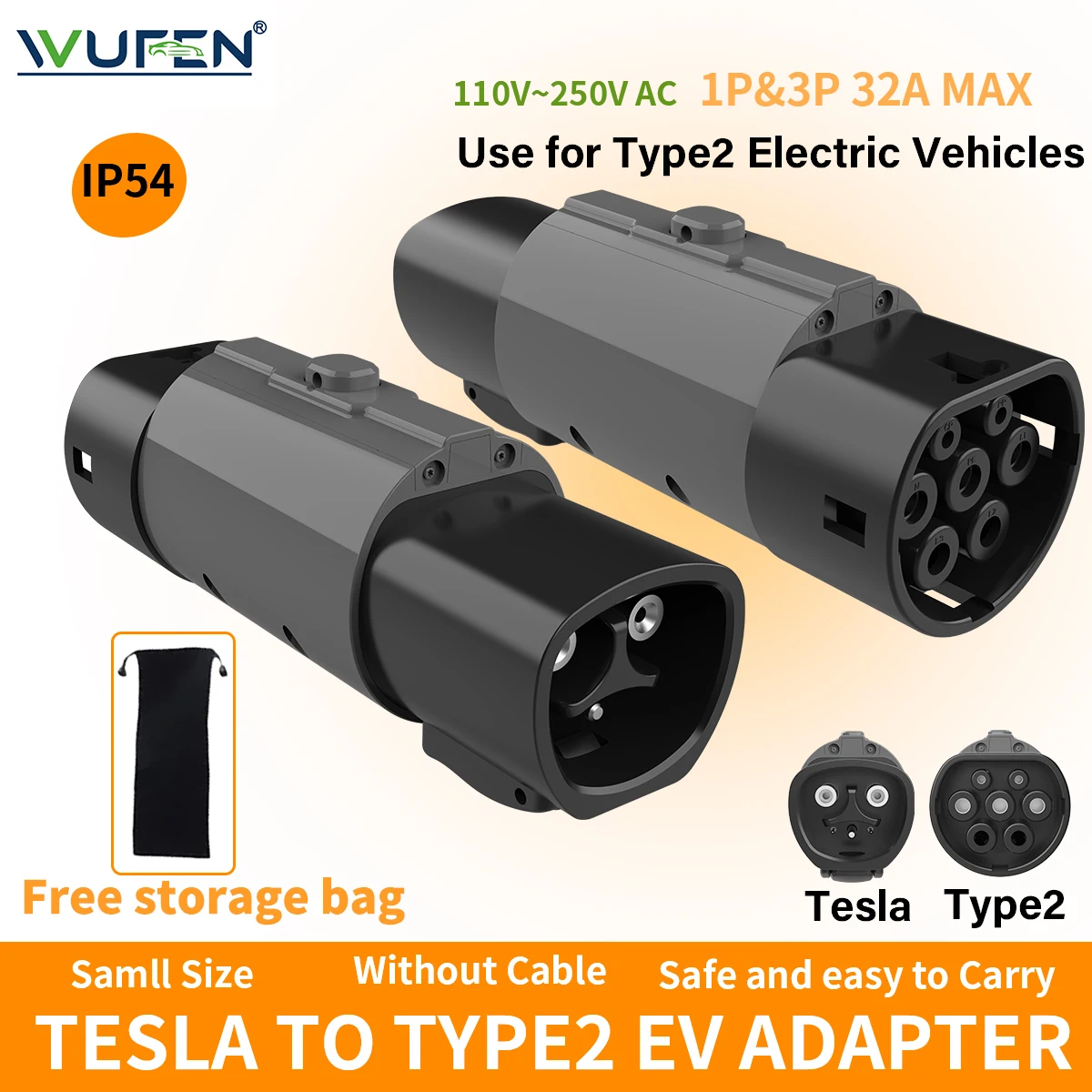Адаптер для зарядки WUFEN Tesla to Type2 EV, разъем 32A 7 кВт от Tesla Pile to Type2, конвертер автомобильного порта для автомобилей в стандарте ЕС
Адаптер для зарядки WUFEN Tesla to Type2 EV, разъем 32A 7 кВт от Tesla Pile to Type2, конвертер автомобильного порта для автомобилей в стандарте ЕС